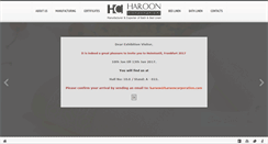 Desktop Screenshot of harooncorporation.com
